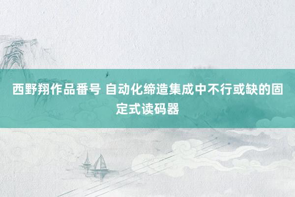 西野翔作品番号 自动化缔造集成中不行或缺的固定式读码器