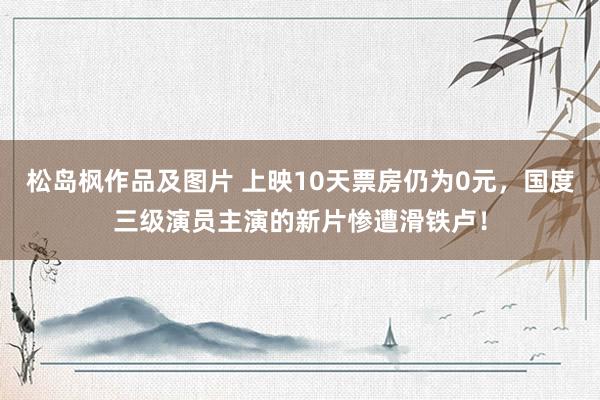 松岛枫作品及图片 上映10天票房仍为0元，国度三级演员主演的新片惨遭滑铁卢！