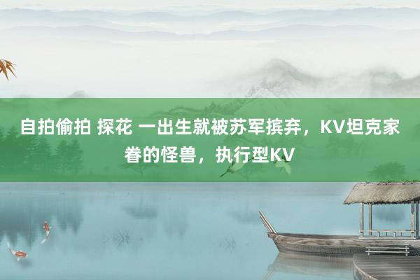 自拍偷拍 探花 一出生就被苏军摈弃，KV坦克家眷的怪兽，执行型KV