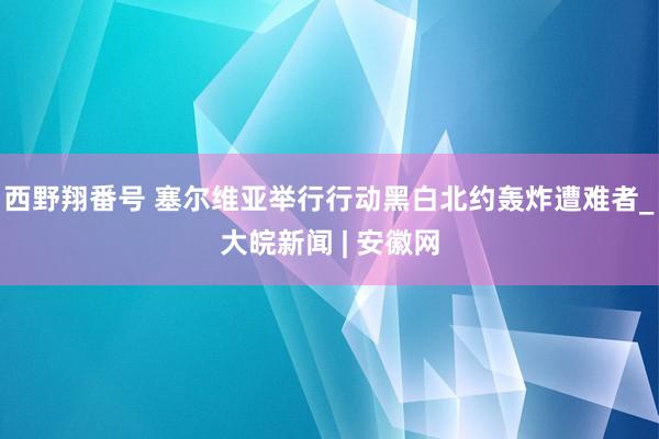 西野翔番号 塞尔维亚举行行动黑白北约轰炸遭难者_大皖新闻 | 安徽网