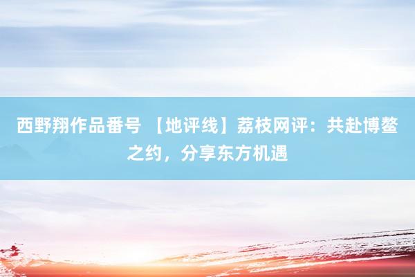 西野翔作品番号 【地评线】荔枝网评：共赴博鳌之约，分享东方机遇
