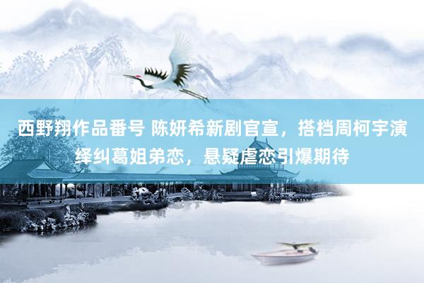 西野翔作品番号 陈妍希新剧官宣，搭档周柯宇演绎纠葛姐弟恋，悬疑虐恋引爆期待