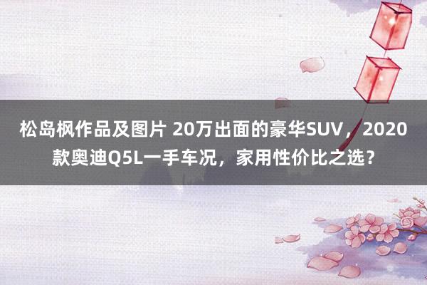 松岛枫作品及图片 20万出面的豪华SUV，2020款奥迪Q5L一手车况，家用性价比之选？