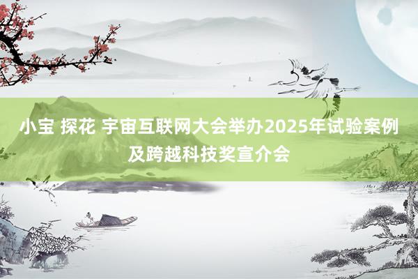 小宝 探花 宇宙互联网大会举办2025年试验案例及跨越科技奖宣介会