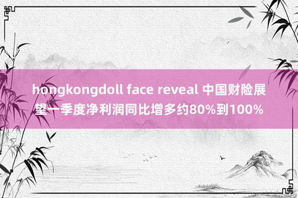 hongkongdoll face reveal 中国财险展望一季度净利润同比增多约80%到100%